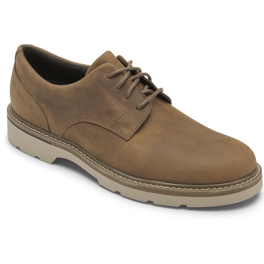 Oxfords Rockport Hombre Mexico - Charlee Waterproof Plain Toe Kaki - WJION3402